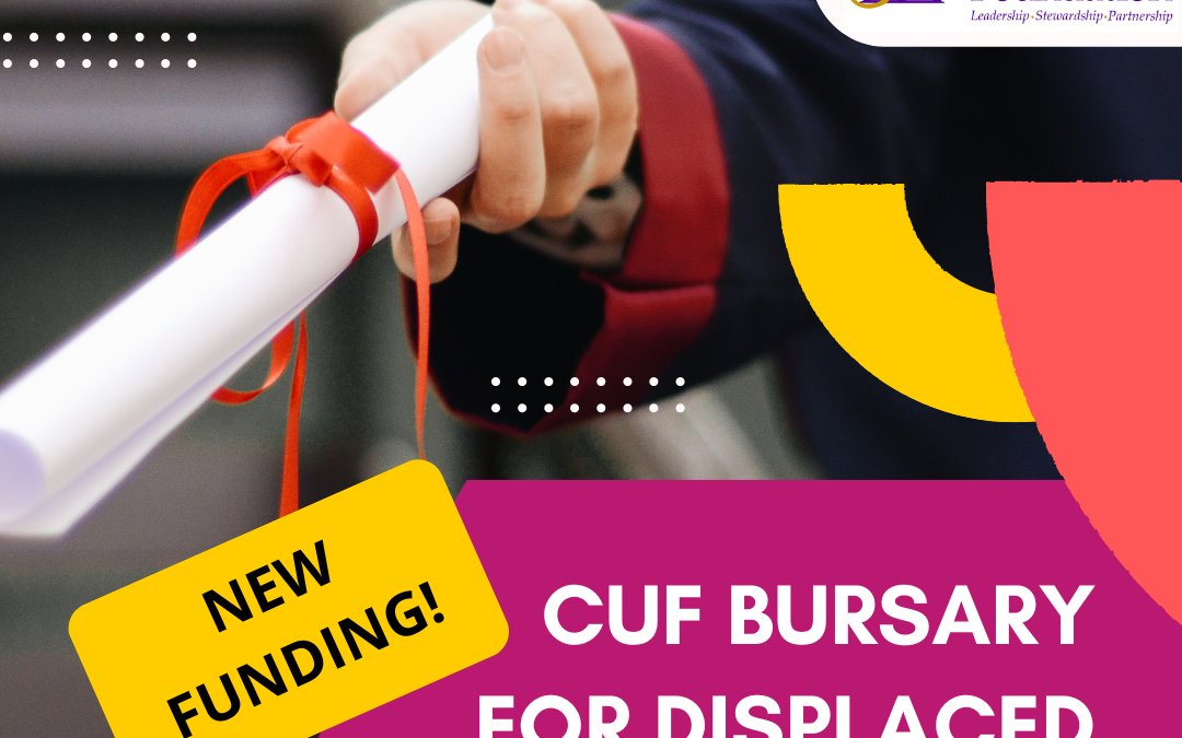 CUF partners with TSF to establish post-secondary bursary for displaced students