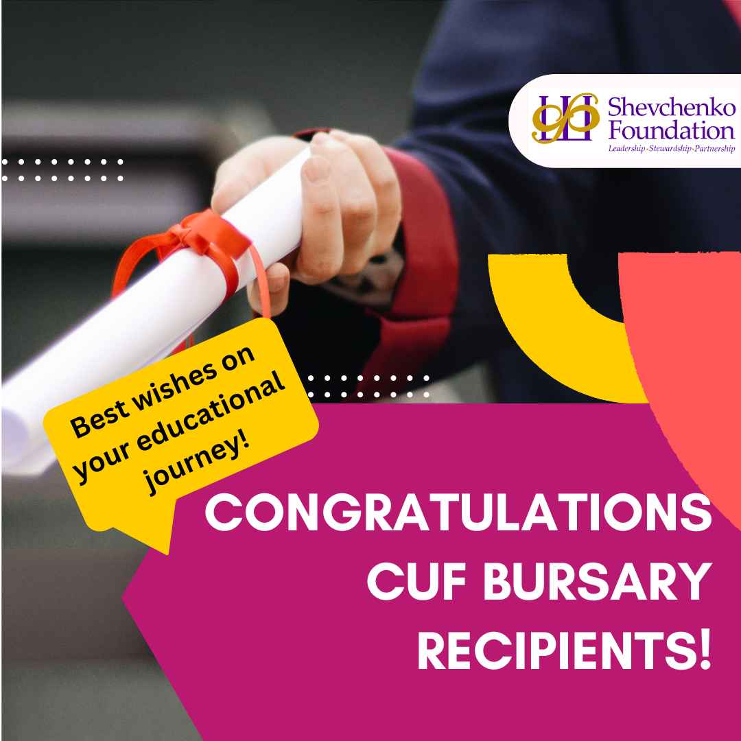 Congratulations to CUF Bursary recipients!