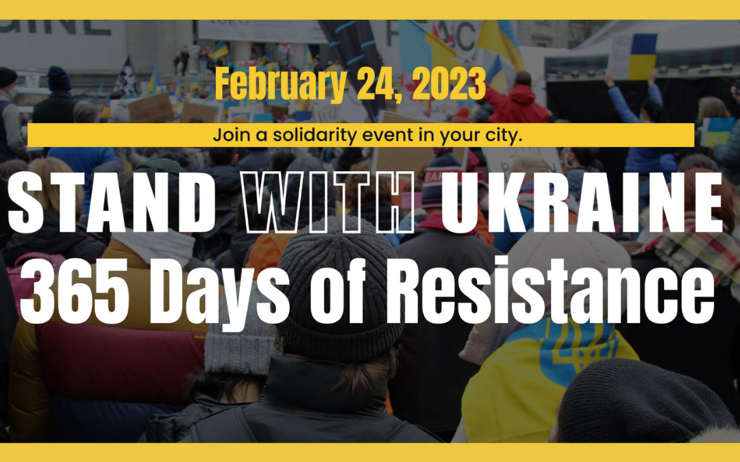 Standing in solidarity with Ukraine