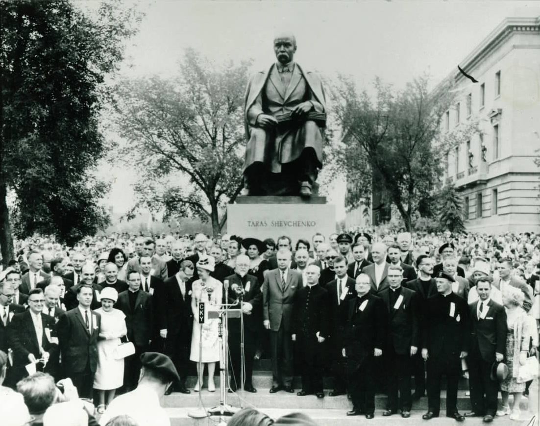 Shevchenko Monument Unveiling – Winnipeg July 9, 1961